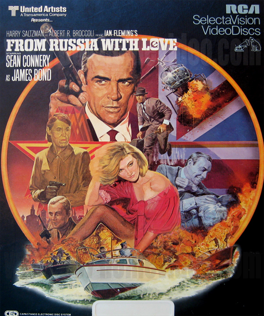 James Bond 007 Home Video - CED - RCA Selectavision - From Russia With Love
