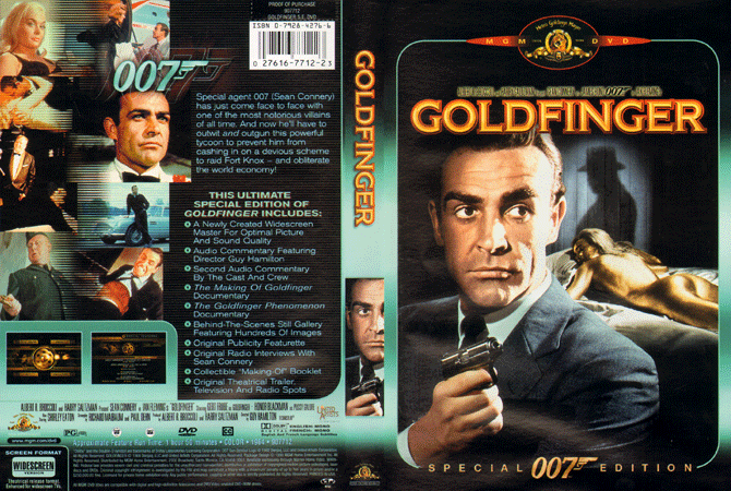 James Bond 007 Home Video - DVD - Special Edition - Region 1 ...